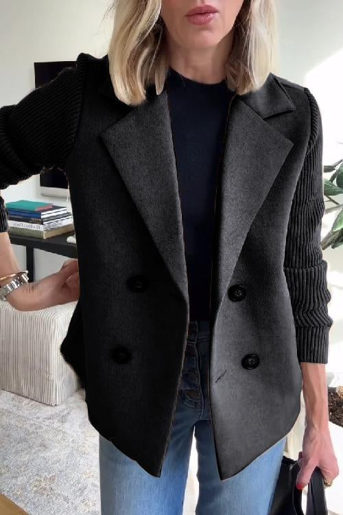 Women’s Tailored Blazer – Long Sleeve Button Front Style - Veronika