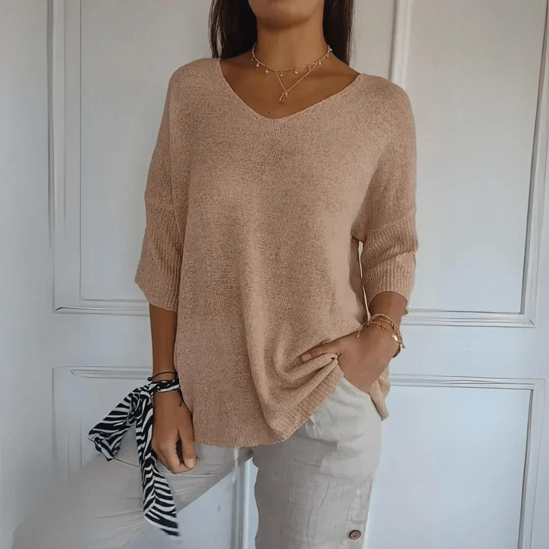 Women’s Casual Blouse – Relaxed Everyday Blouse – Nola