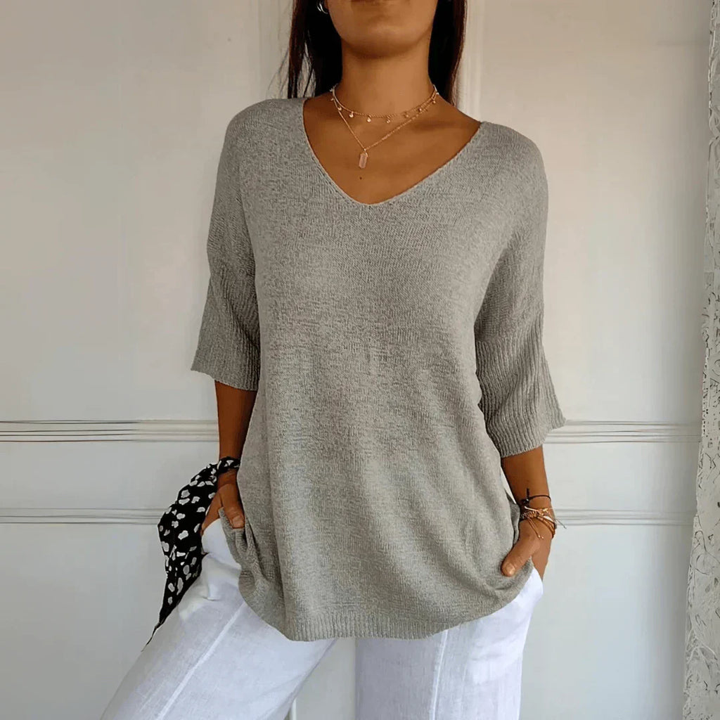 Women’s Casual Blouse – Relaxed Everyday Blouse – Nola