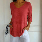 Women’s Casual Blouse – Relaxed Everyday Blouse – Nola