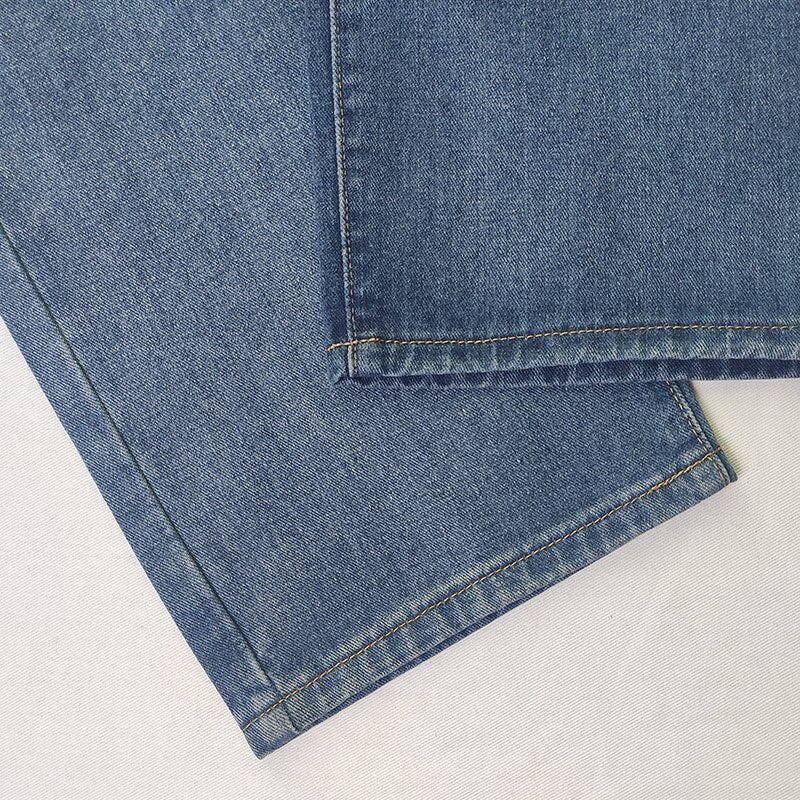 Women’s Mid Rise Baggy Jeans - Wide Leg Casual Denim - Orsoni