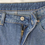 Women’s Mid Rise Baggy Jeans - Wide Leg Casual Denim - Orsoni