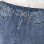 Women’s Mid Rise Baggy Jeans - Wide Leg Casual Denim - Orsoni