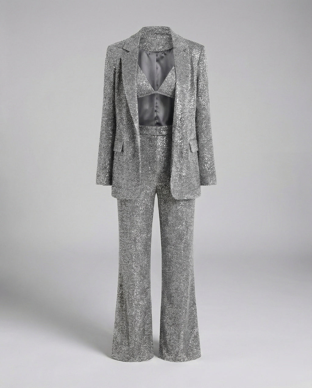Women’s 3-Piece Set – Glitter Glam Party Set – Heidi