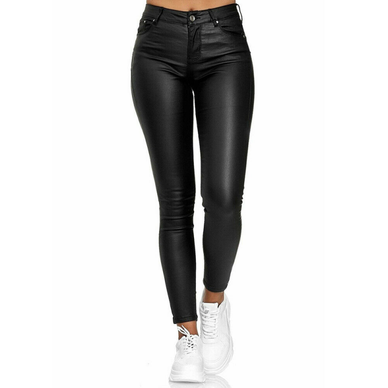 Women’s Slim Fit Pants - Mid Rise Casual Trousers - Phineas