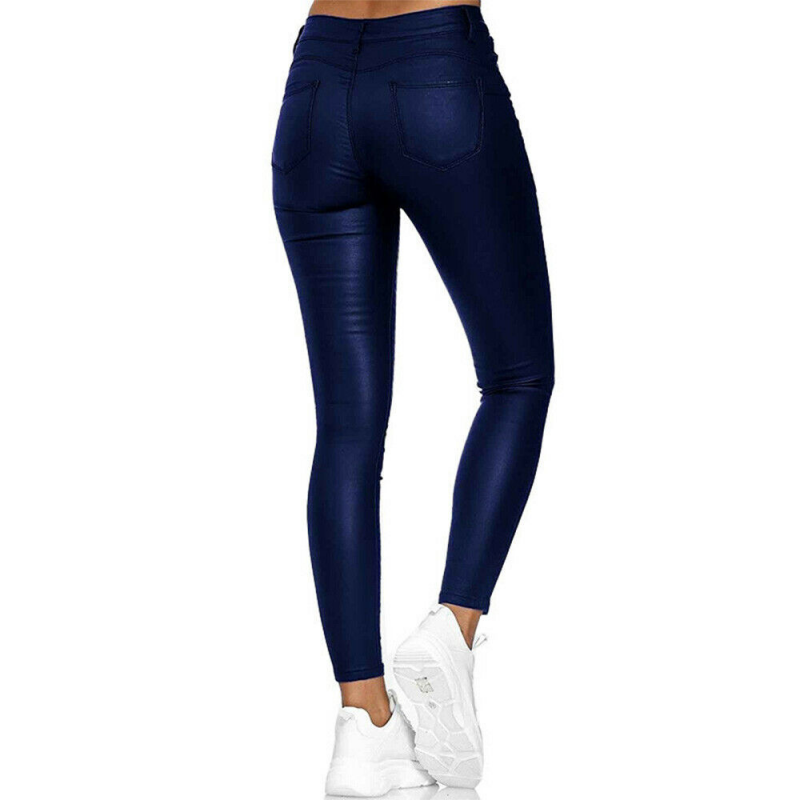 Women’s Slim Fit Pants - Mid Rise Casual Trousers - Phineas
