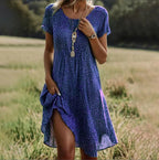 Women’s Boho Summer Dress – Flowy Lightweight Everyday Dress – Joanne