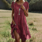 Women’s Boho Summer Dress – Flowy Lightweight Everyday Dress – Joanne