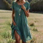 Women’s Boho Summer Dress – Flowy Lightweight Everyday Dress – Joanne