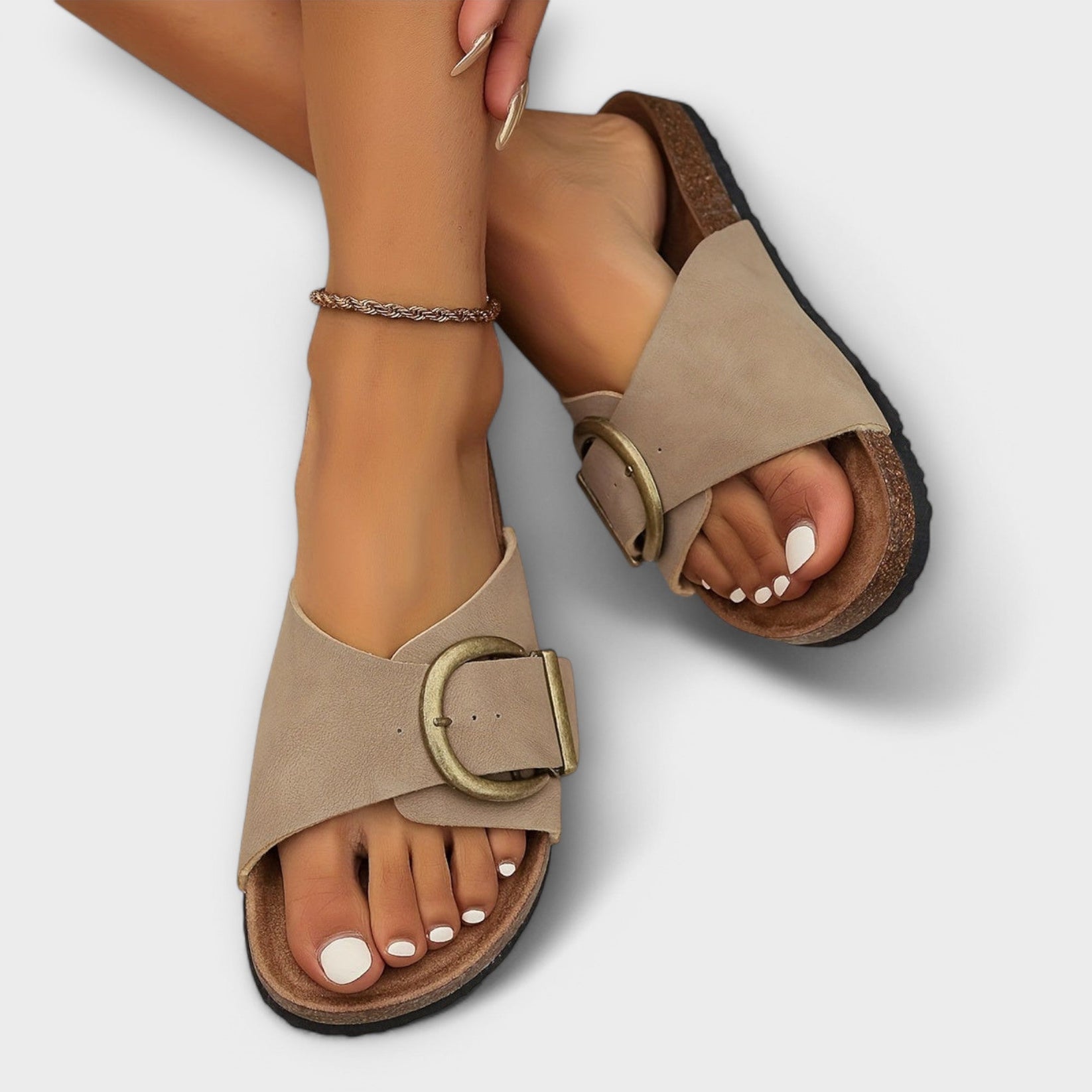 Women’s Orthopedic Sandals - Elegant Support Comfort - Amber