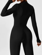 Women’s Bodysuit – Seamless Zip Sculpting Activewear Bodysuit – Lina