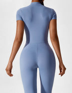 Women’s Bodysuit – Seamless Zip Sculpting Activewear Bodysuit – Lina