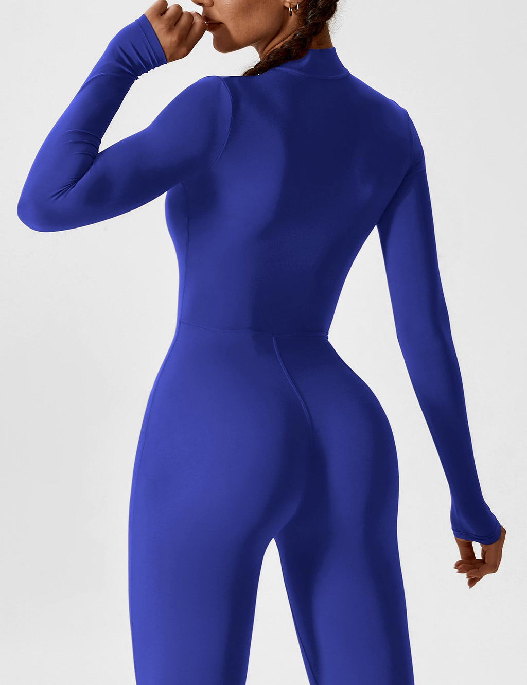 Women’s Bodysuit – Seamless Zip Sculpting Activewear Bodysuit – Lina