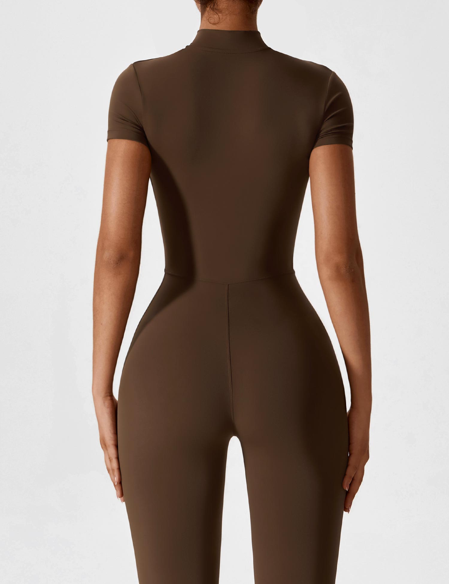 Women’s Bodysuit – Seamless Zip Sculpting Activewear Bodysuit – Lina